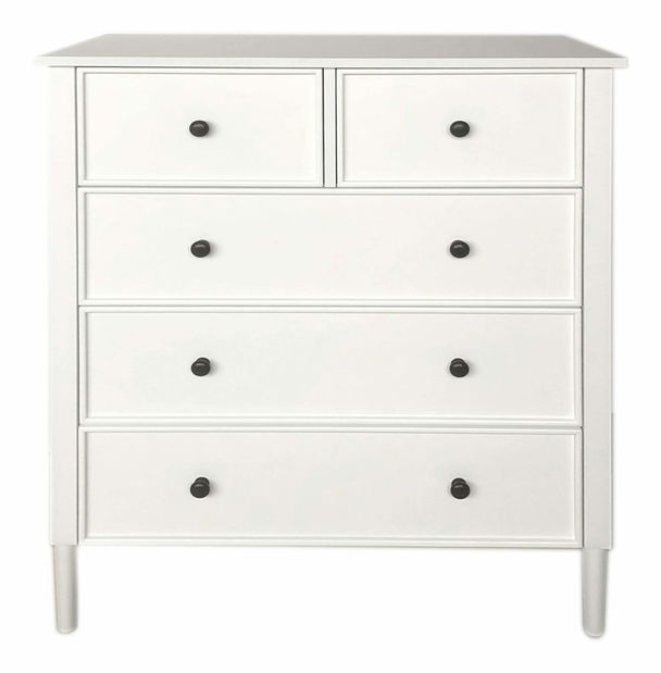 Komoda Timea (bílá + černá) 