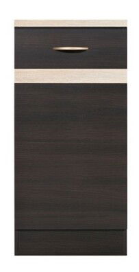 Spodní kuchyňská skříňka BRW Junona line D1D/40/82/L (Wenge + Dub sonoma)