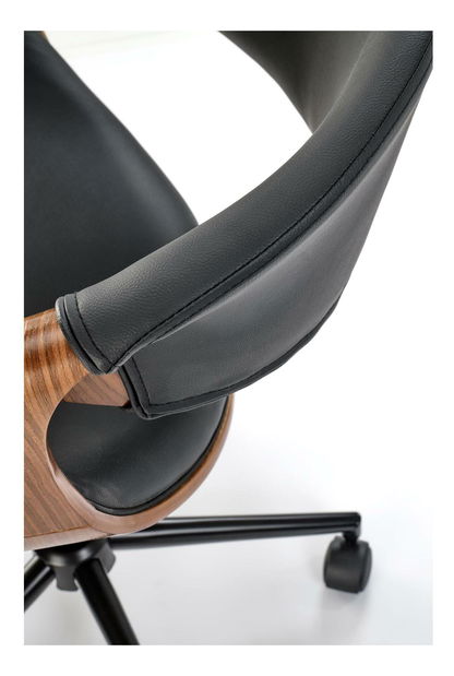 Kancelářské křeslo Balbo (černá + ořech)