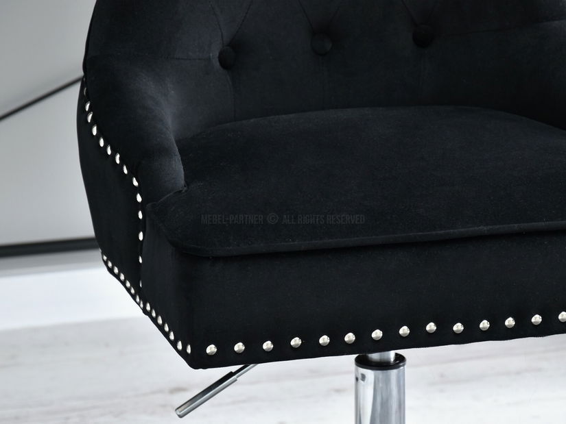 Židle Sonia (černá + chromová)