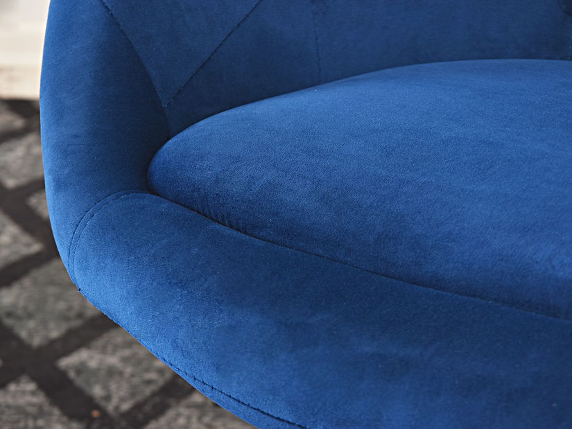 Křeslo Lush 3 (námořnická + chromová)