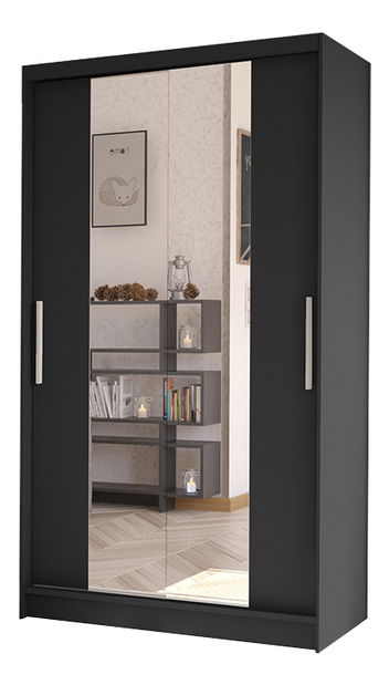 Šatní skříň Coletta II (černá)