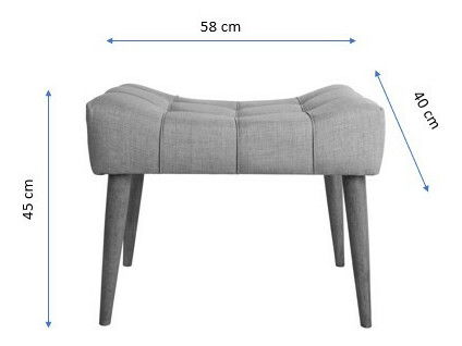 Taburetka Naledi (žlutá)