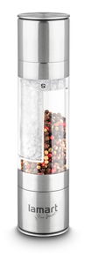 Mlýnek na koření Lamart Tube 2x100ml (nerez)