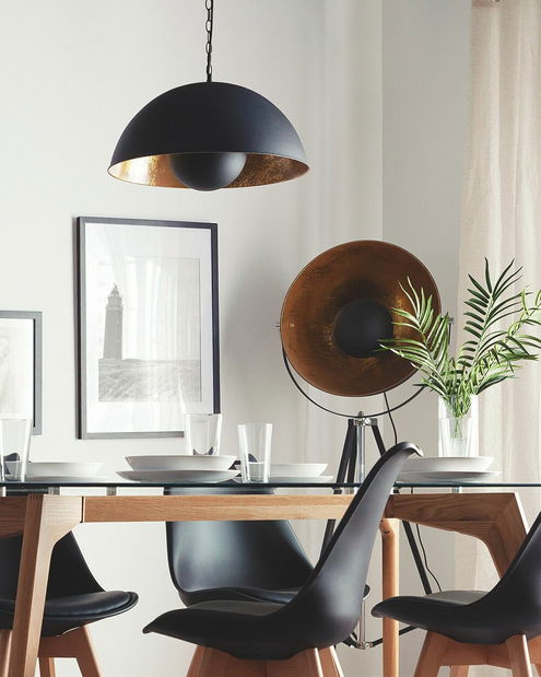 Závěsná lampa Theos II (černá)