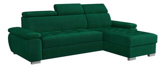 Rohová sedací souprava Sivaro (zelená) (P)