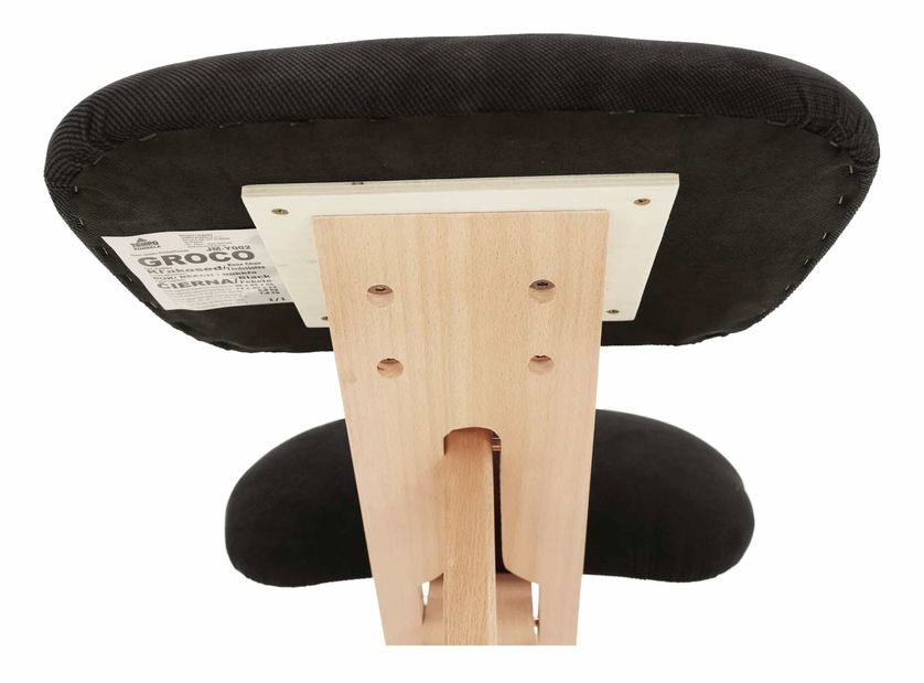 Ergonomická klekačka Gloire (černá + buk)