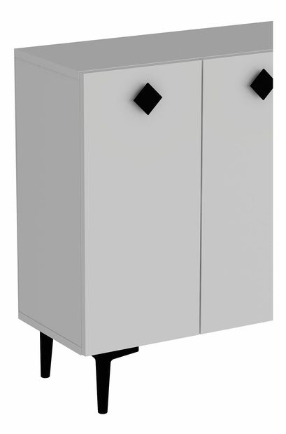 Skříňka Morana (bílá + zlatá)