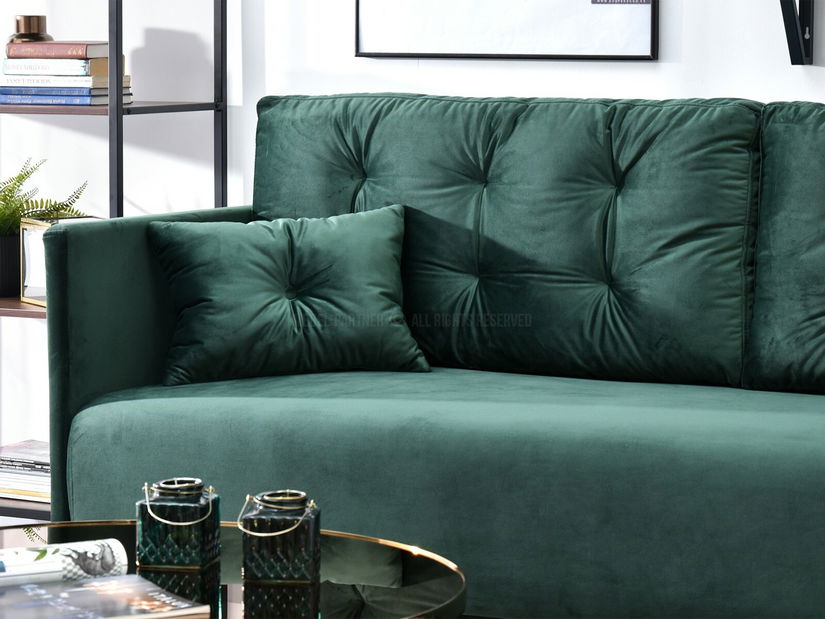 Pohovka dvousedačka Mastil (černá)