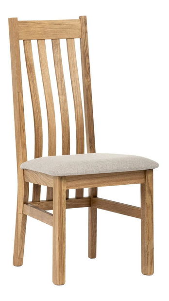 Jídelní židle Cardenal (dub + krémová)