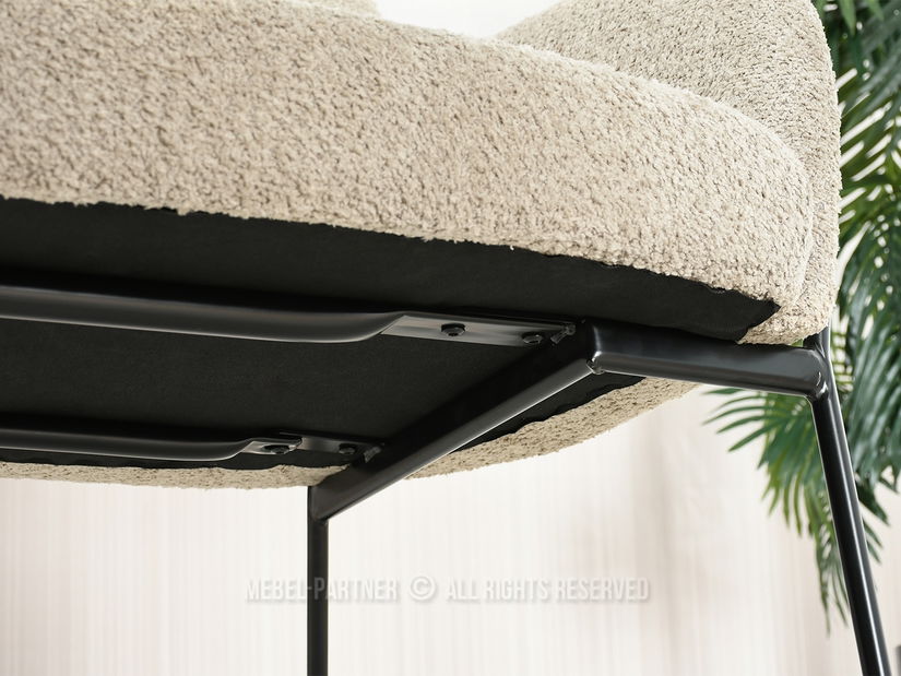 Pohovka Baggie S (béžová + černá)