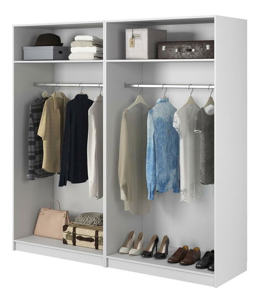 Šatní skříň Forry XV (bílá)