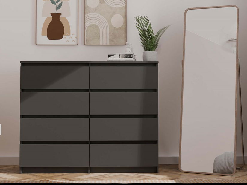 Komoda Musecalo 7 120 (černá)