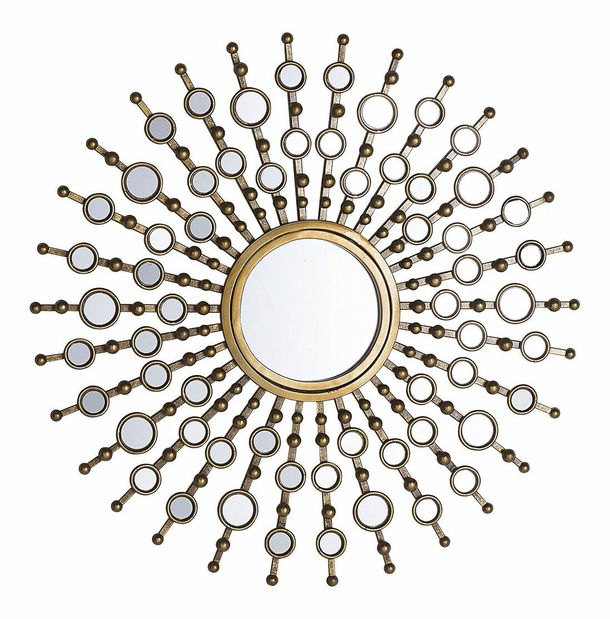 Nástěnné zrcadlo Blonwen (zlatá)