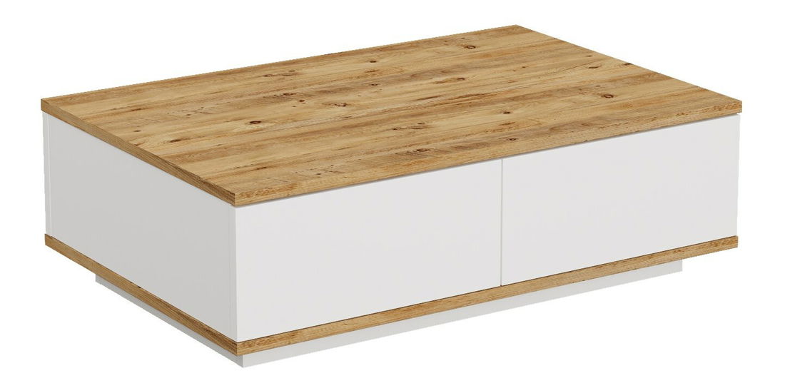 Konferenční stolek Fera 14 (Borovice antlantic + Bílá)