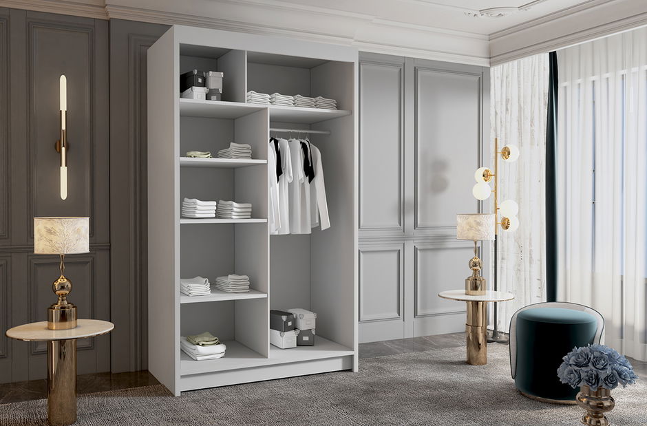 Šatní skříň Vigala 4 (černá)