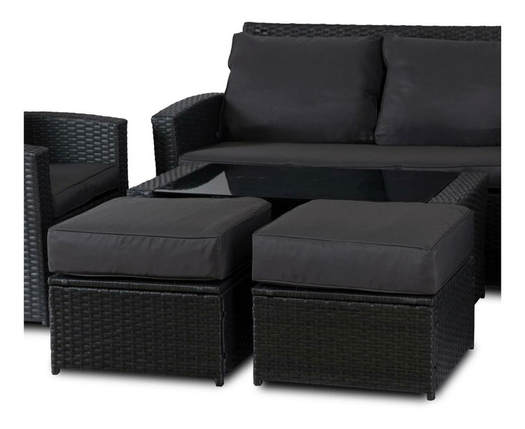 Zahradní set Fastos (tmavě šedá) (pro 6 osob)