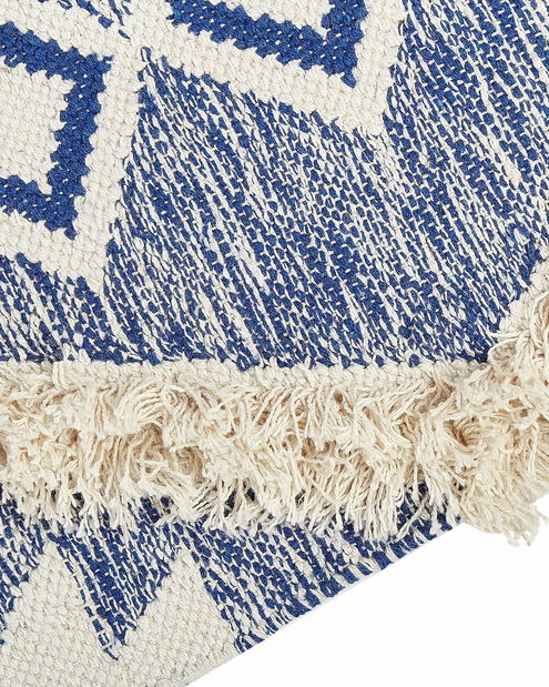 Koberec 140 x 200 cm Mandi (béžová + modrá)