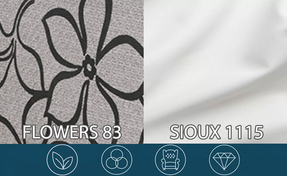 Manželská postel Boxspring 160 cm Lilac Comfort (vzor + bílá) (s matrací a úložným prostorem)