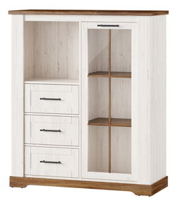 Vitrína Cantaro 15 (borovice andersen + dub stirling)