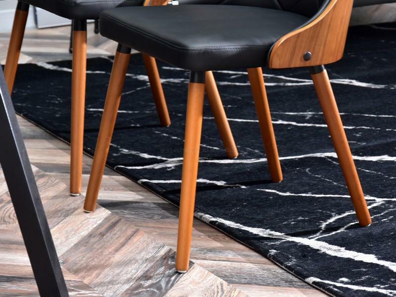 Židle Mira (ořech tmavý + ořech)