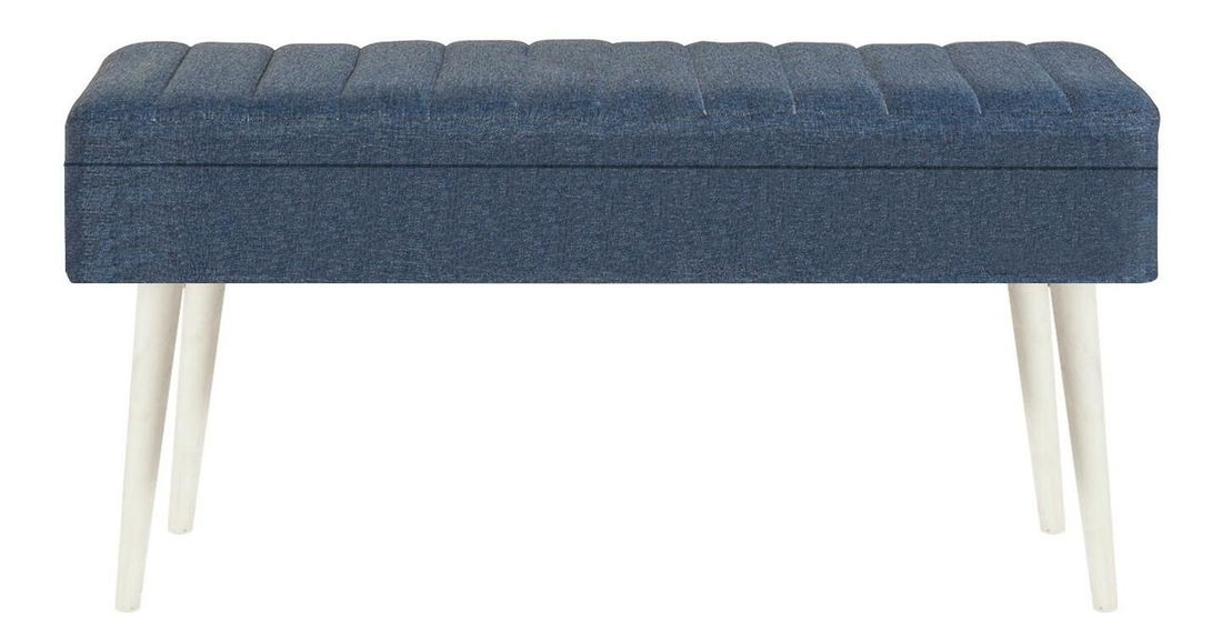 Lavice Vlasta 4 (bílá + tmavě modrá)