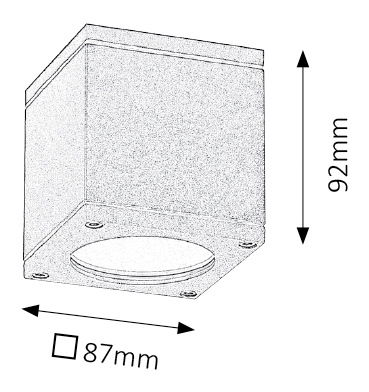 Venkovní svítidlo Akron 8149 (antracit + šedá)