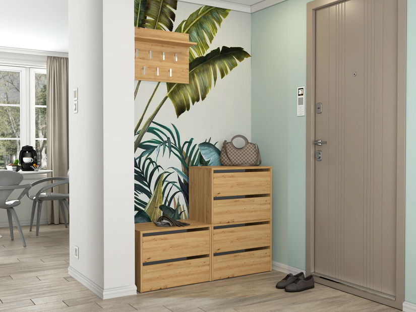 Botník (skříňka na boty) Metido 1 (dub artisan)