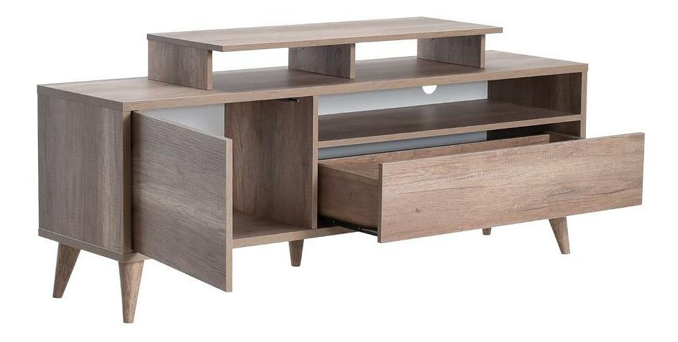 TV skříňka Thea 4 (ořech světlý)