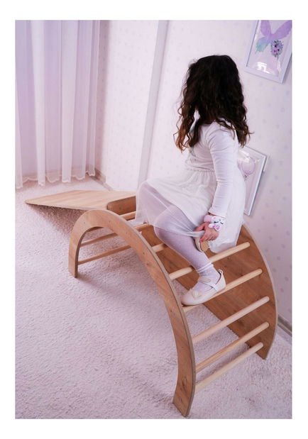 Lezecká souprava pro děti Sicup (hnědá)