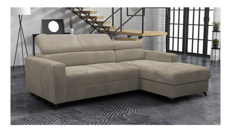 Rohová sedačka Laviosuna Premium (béžová) (s úl. prostorem) (P)