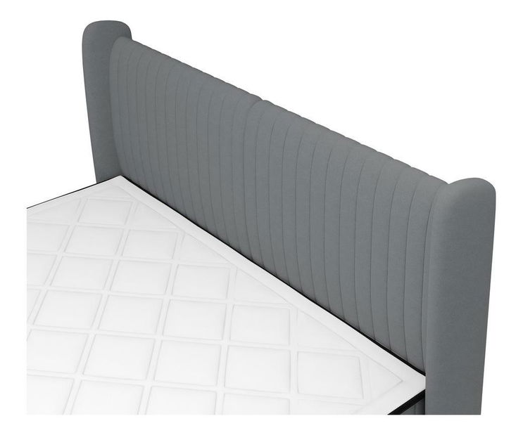 Manželská kontinentální postel 160 cm Dalmo 160 (s roštem) (s úl. prostorem) (šedočerná světlejší + černá)