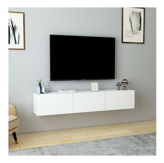 TV stolek/skříňka Dereba (bílá)