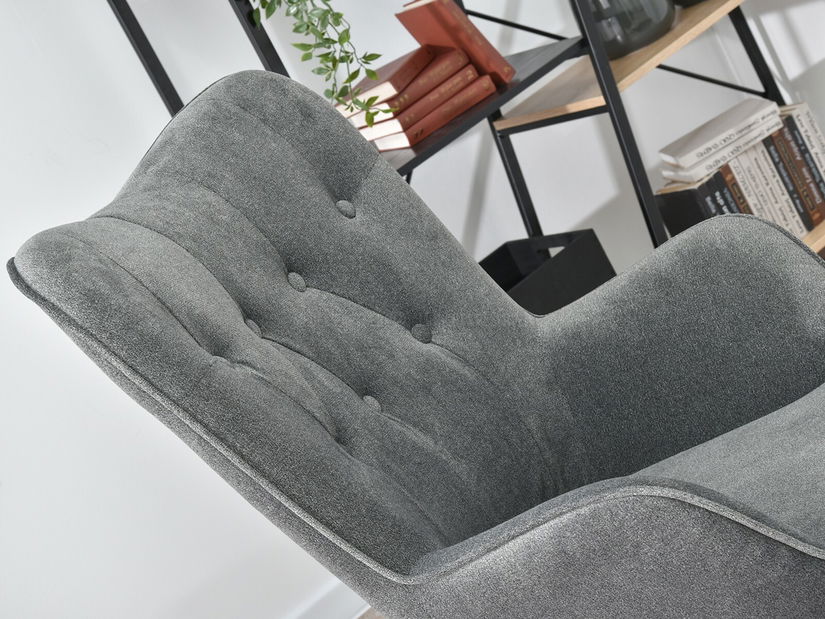 Křeslo Truni (šedá + černá)