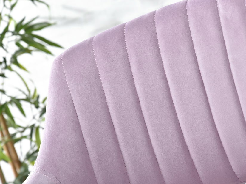 Židle Merylyn (šeřík + chromová)