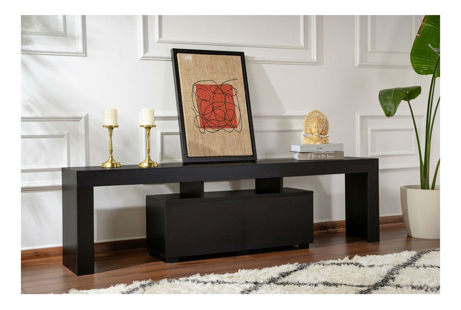 TV stolek/skříňka Endlava (černá)