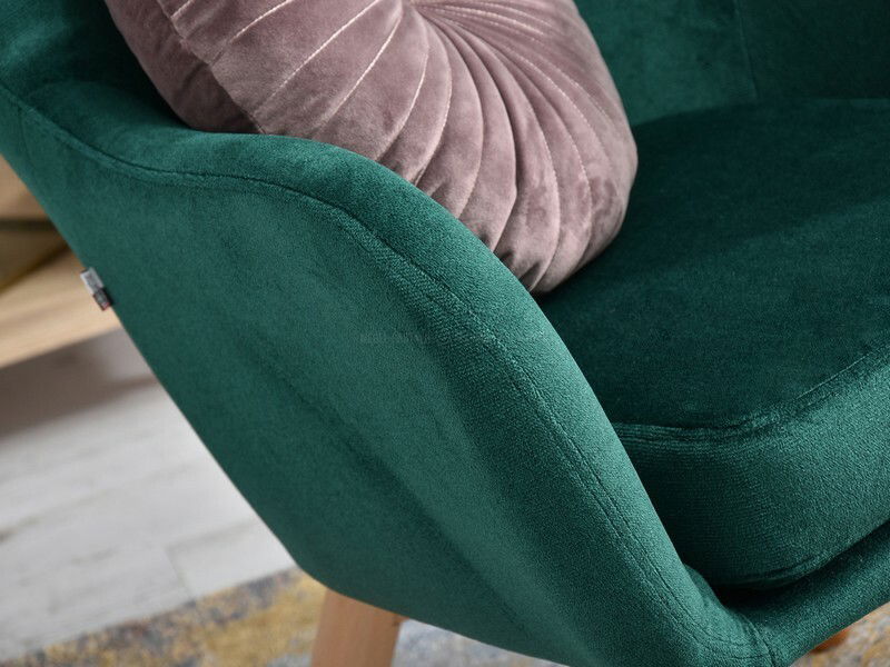 Křeslo Léto (zelená + buk)