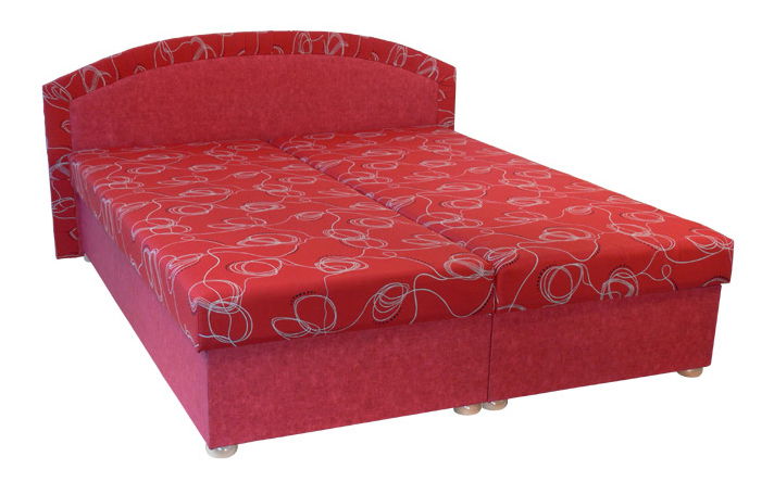 Manželská postel 160 cm Soňa (s pružinovou matrací)