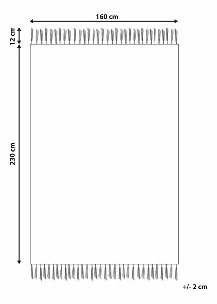 Koberec 160 x 230 cm Igor (oranžová)