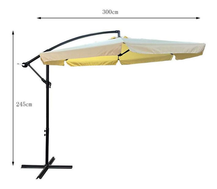 Zahradní slunečník Chambers (béžová)