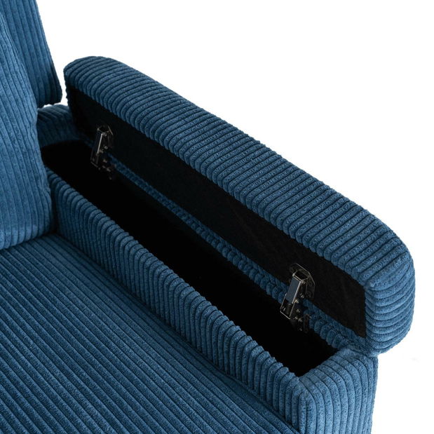 Polohovací křeslo Suplicios (námořnická modrá)