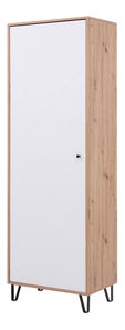 Šatní skříň Bonny BL17 (dub artisan + bílá matná)