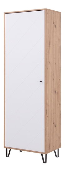 Šatní skříň Bonny BL17 (dub artisan + bílá matná)