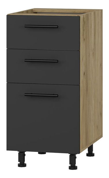 Dolní kuchyňská skříňka Verlene 40/82 (antracit)