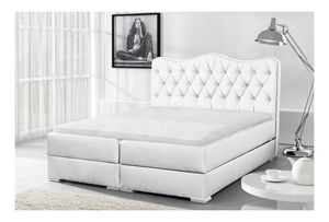 Manželská postel 180 cm Medieval (bílá)