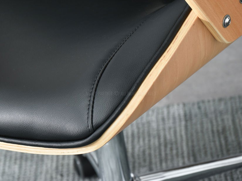 Křeslo Franc (buk černý + chromová)