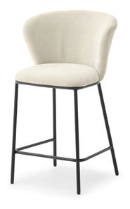 Barová židle Kurkum (béžová + černá)