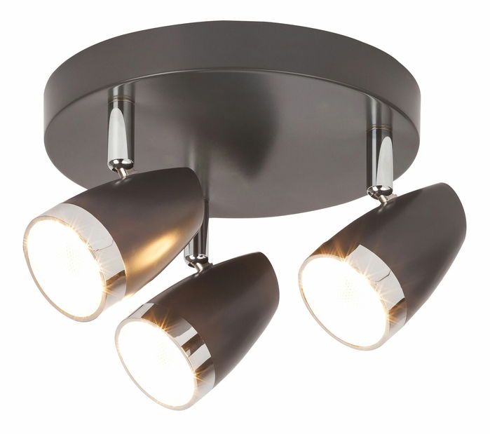 Bodové svítidlo Karen 6514 (antracit + šedá + chromová)