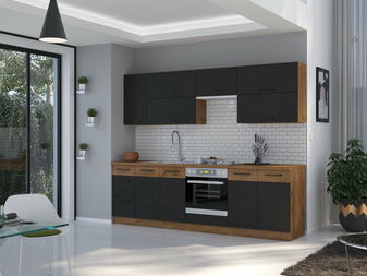 Kuchyně Virion 260 cm (dub lancelot + matera) *výprodej