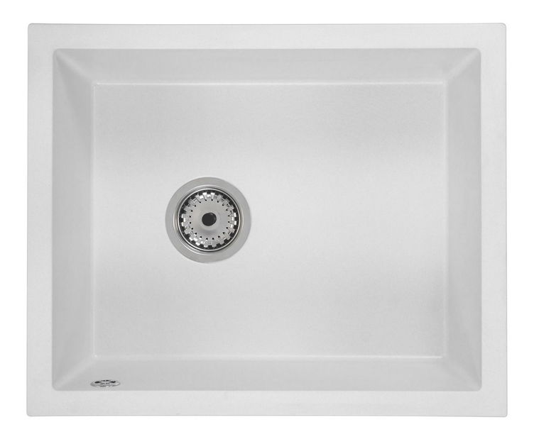 Kuchyňský dřez Filanis (bílá) (bez otvoru pro baterii)
